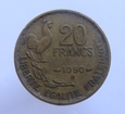 Francja 20 Franków 1950 B