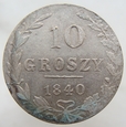 Polska / zabór rosyjski 10 Groszy 1840