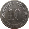 Niemcy 10 Pfennig 1892 G