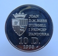 Andora 10 Dinarów 1993 