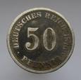 Niemcy 50 Pfennig 1876 C