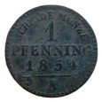 Niemcy 1 Pfennig 1854 A