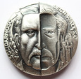 Szwecja, Medal Lech Wałęsa 1981 Ag 999 73,5 gram