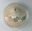 USA, Dolar 1996 P Kolarstwo Atlanta Ag PROOF