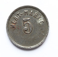 Zaręba- Lichtenau, 5 Pfennig Fe
