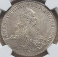 Rosja rubel 1774 r. Katarzyna II СПБ-ФЛ NGC MS62