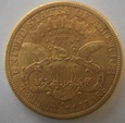 USA 20 dolarów 1878 r. 