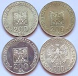 PRL 1974-1975 Zestaw 4 szt 200 Zlotych 