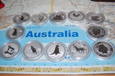 AUSTRALIA 1999 -2010  KOMPLET 12 MONET LUNAR I 12 x 31,1 GR SREBRO 999