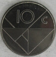 ARUBA 1995 obiegowe 10 centów