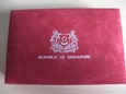 Singapur 1991 Obrona cywilna zestaw 2 monet $5 Ag CuNi  