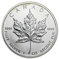 Kanadyjski Liść Klonowy (Maple Leaf) 1 Uncja Srebra 