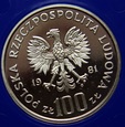 100 ZŁ KOŃ 1981