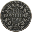 Nr 8794 - 10 soldi 1868 Państwo Kościelne Pius IX st.III