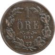 Nr 8743 - 1 ore 1858 Szwecja L.A. Oskar I st.III