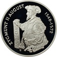 10 złotych 1996 r. - Zygmunt August (półpostać)