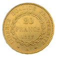 Francja - 20 Franków 1877 A