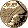 Polska, 100 złotych Smoleńsk 2011, Kaczyńscy,  St. L