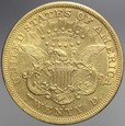 USA, 20 dolarów 1875 S, San Francisco