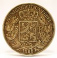 5 FRANKÓW LEOPOLD II BELGIA 1869