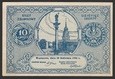 MUS- Bilet Zdawkowy 10 groszy 1924  stan 1/-1(UNC/aUNC)