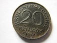 20 FENIGÓW KRÓLESTWO POLSKIE 1917  - NUM7620