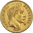 FRANCJA, 20 FRANKÓW 1868 BB