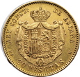 HISZPANIA, 20 peset 1890