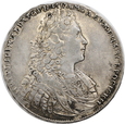 ROSJA, RUBEL 1728, Piotr II