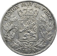 BELGIA, 5 franków 1875