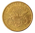 USA, 20 DOLARÓW 1895-S