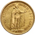 Węgry, Franciszek Józef I, 10 koron 1896 KB, Kremnica