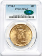 USA, 20 dolarów 1914 S, San Francisco, Statua, PCGS MS63
