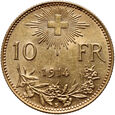 Szwajcaria, 10 franków 1914
