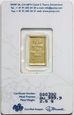 Złoto, sztabka, 2,5 g Au999, PAMP, Gold Rush - California 1848