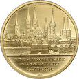 100 euro 2007 F, Lübeck, 1/2 uncji złota