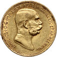 Austria, Franciszek Józef I, 10 koron 1909, Mała głowa