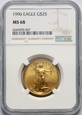 USA, 25 dolarów 1996, Gold Eagle, 1/2 uncji złota, NGC MS68