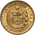 Peru, 1 libra 1914, Lima