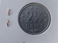 [1440*]  Antyle Holenderskie 2 i pół cent 1980 r.