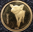 Demokratyczna Rep. Kongo	Babe Pig	20 franków	2006	1,24 g	Au 999