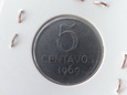 [1500*] Brazylia 5 centavos 1969 r.
