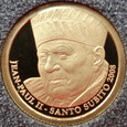 Rep. Kongo	JP II Santo Subito 25 franków	2008	1,24 g Au 999