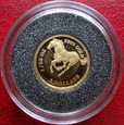 Tuvalu Koń 3 dolary 1996 - Au 999 1,24g  