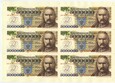 5.000.000 złotych 1995 REPLIKA - Arkusz 6 sztuk