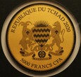 CZAD - 5.000 franków 2020 - Au 999, 1/200 uncji