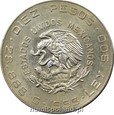 MEKSYK: 10 pesos 1955 rok. Hidalgo.