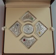 Kolekcja Cztery Pory Roku Ag 925 + kryształy Swarowskiego