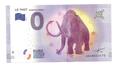  FRANCJA: 0 euro 2017, banknot okolicznościowy. UNC, Mamut