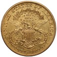 USA 20 dolarów 1904 r. Liberty Au 900, 33,40 g.